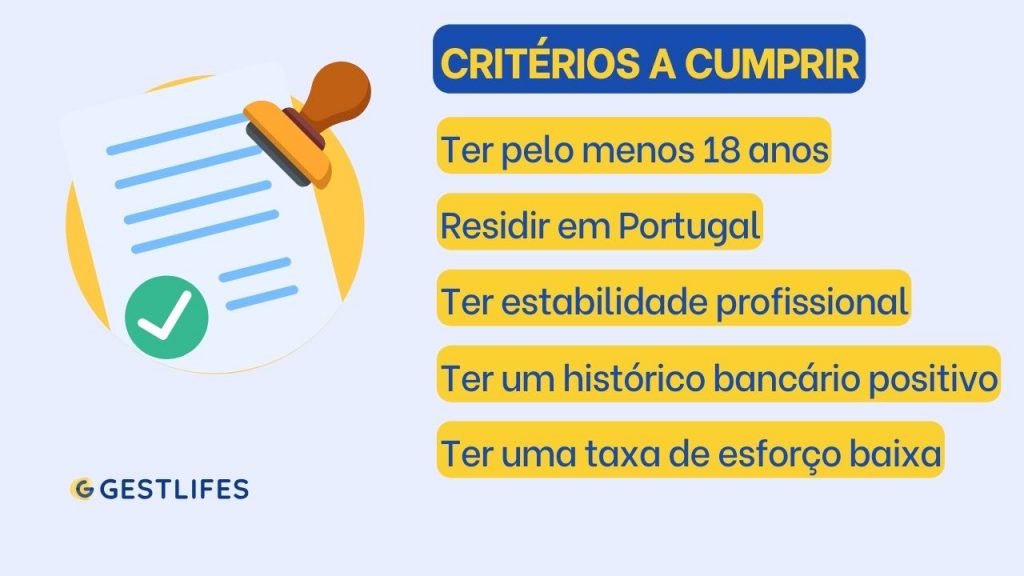 critérios a cumprir para pedir crédito 120 eses