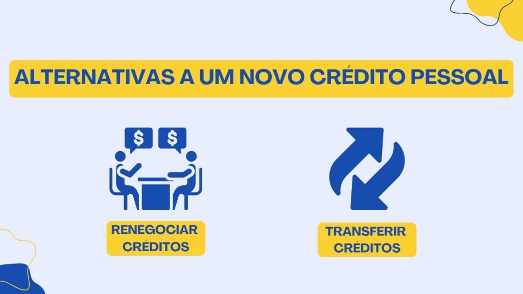 alternativas ao pedido de um novo crédito pessoal