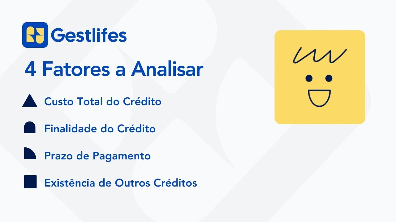 fatores a analisar para escolher o melhor crédito de 1000 euros