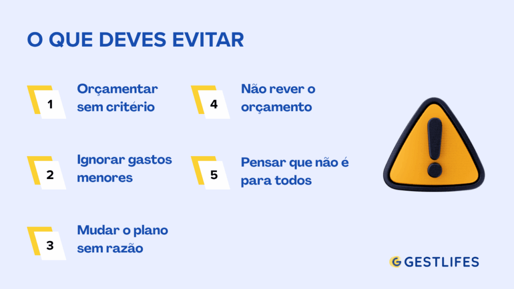 erros a evitar a gerir dinheiro