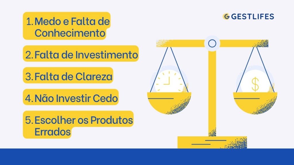 cinco razões para o dinheiro não dar retorno