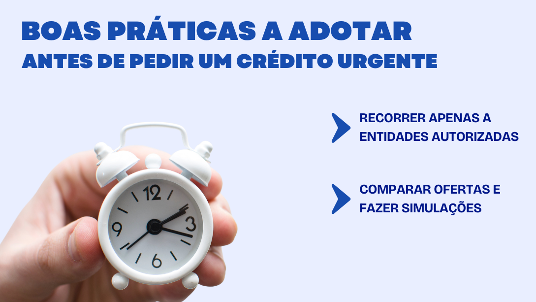 boas práticas ao pedir empréstimo urgente